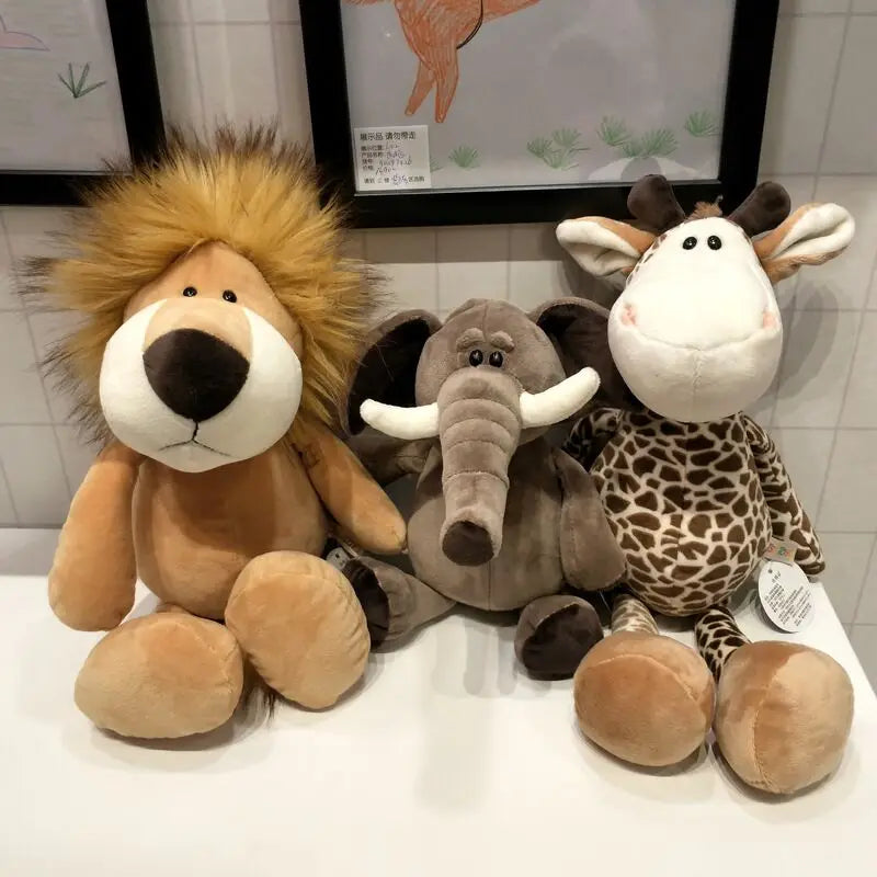 Stuffed Jungle Animal Plush Toy 25cm