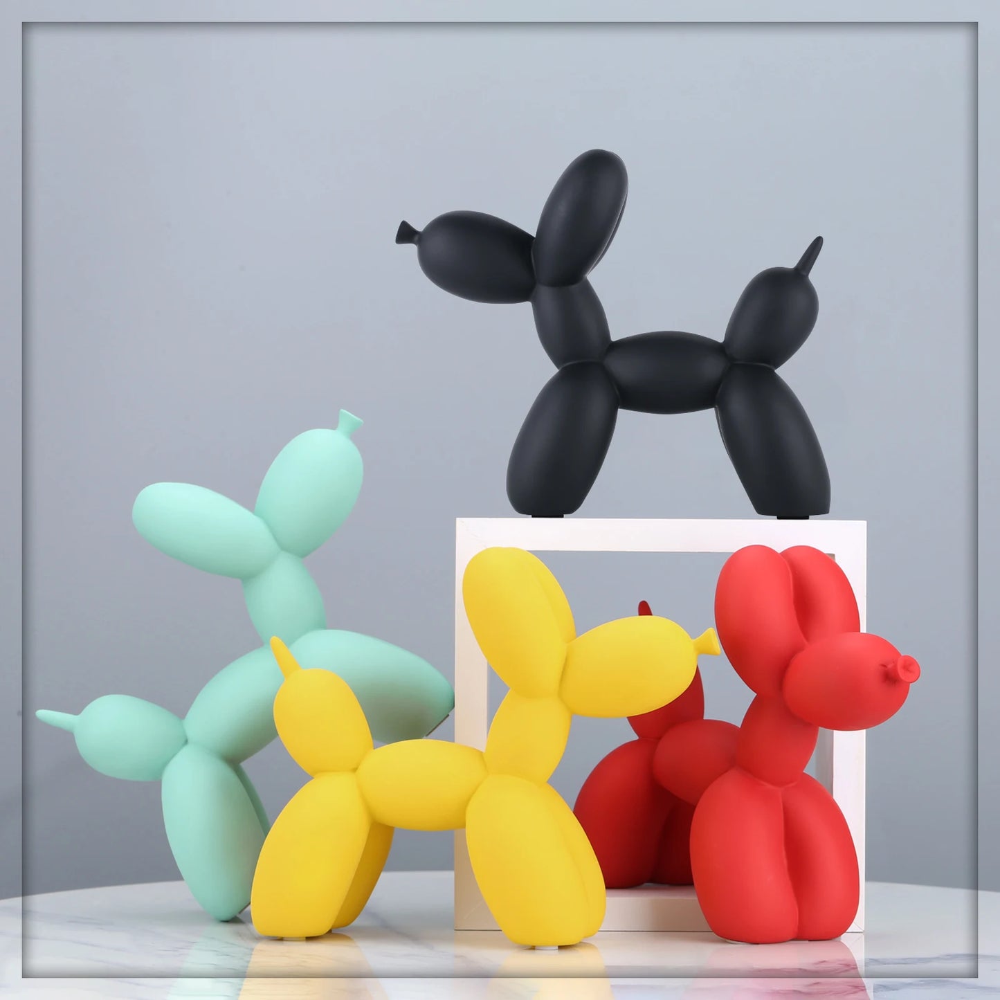 Balloon Dog Resin Statue