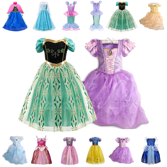 Girls Princess Halloween Costume Dress