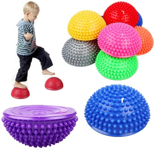 Toys for Children Kids Sensory Training Equipment Balancing Yoga Balls Massage Fitball Exercises Inflatable Half Sphere Ball Toy