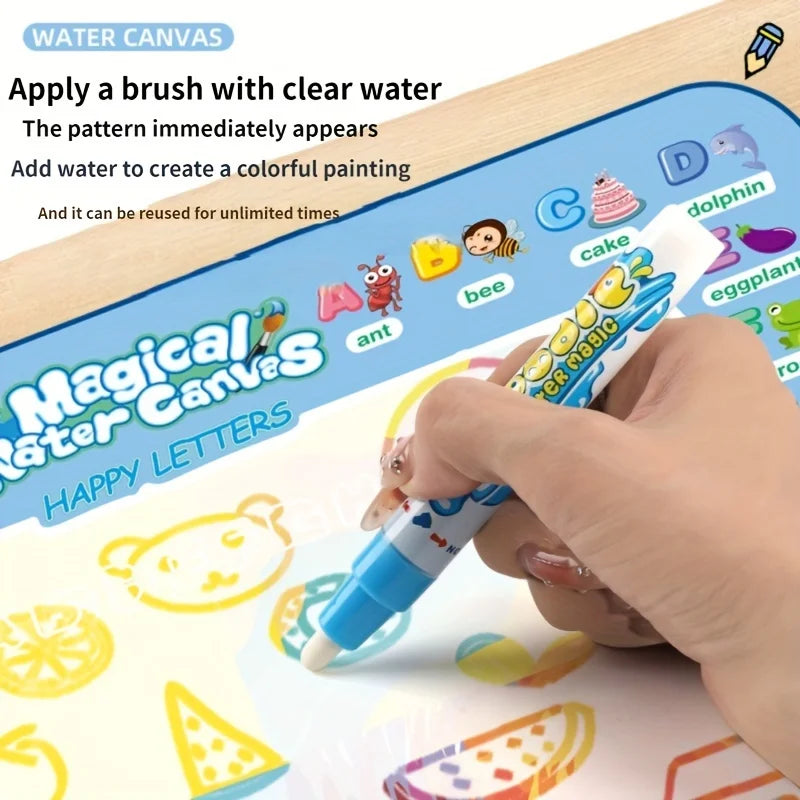 Magic Water Drawing Mat & Reusable Magic Pens