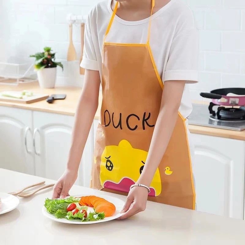 Panda Kids Apron Waterproof 44.5*67.5cm BBQ Bib Apron For Women's Kitchen Apron Cooking Baking Restaurant Workwear Cleaning Tool