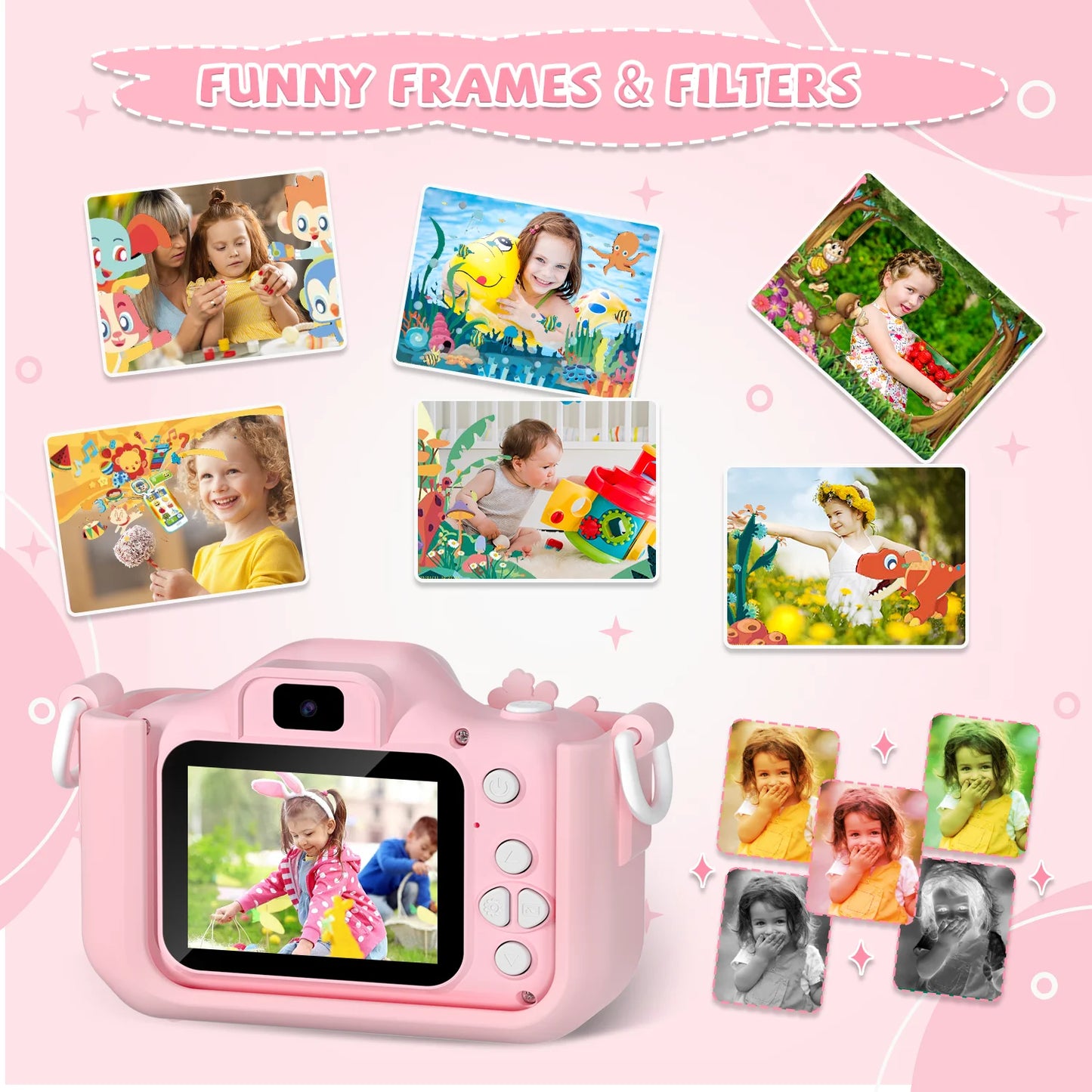 Children Camera 1080P HD Toddler Digital Video Camera