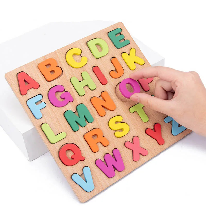 Wooden Puzzle Montessori Toys for Toddlers