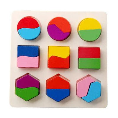 Wooden Puzzle Montessori Toys for Toddlers