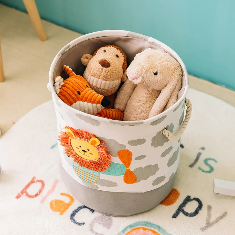 Child's Jute Laundry Basket / Storage Bin