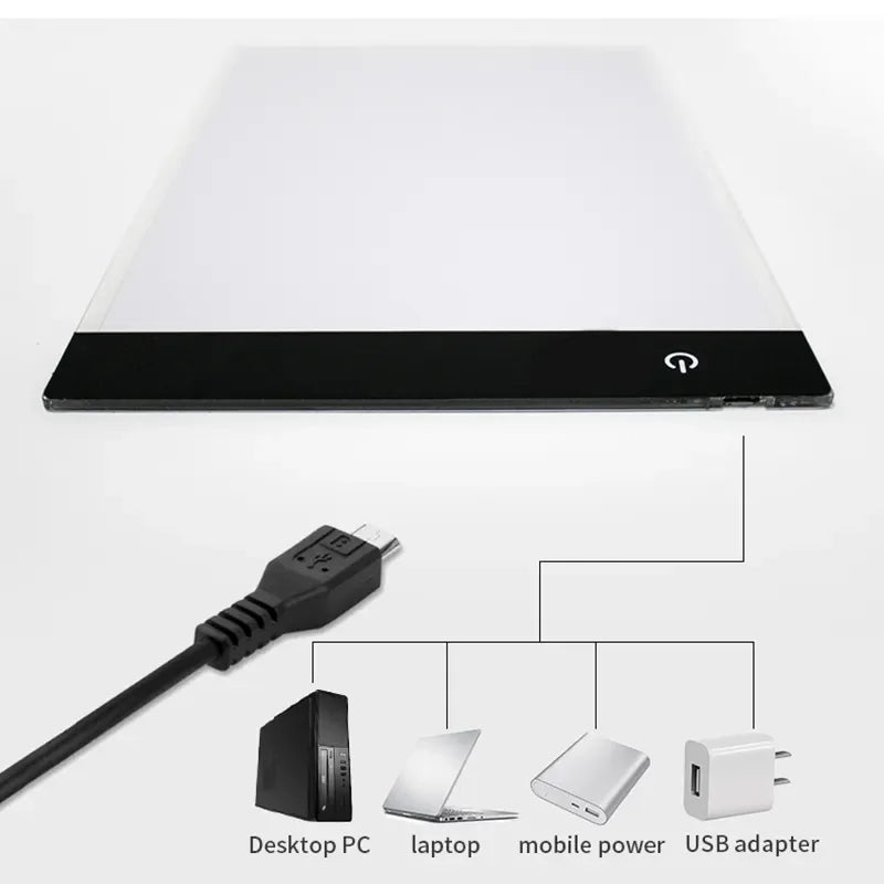 Dimmable LED Drawing Copy Pad Board