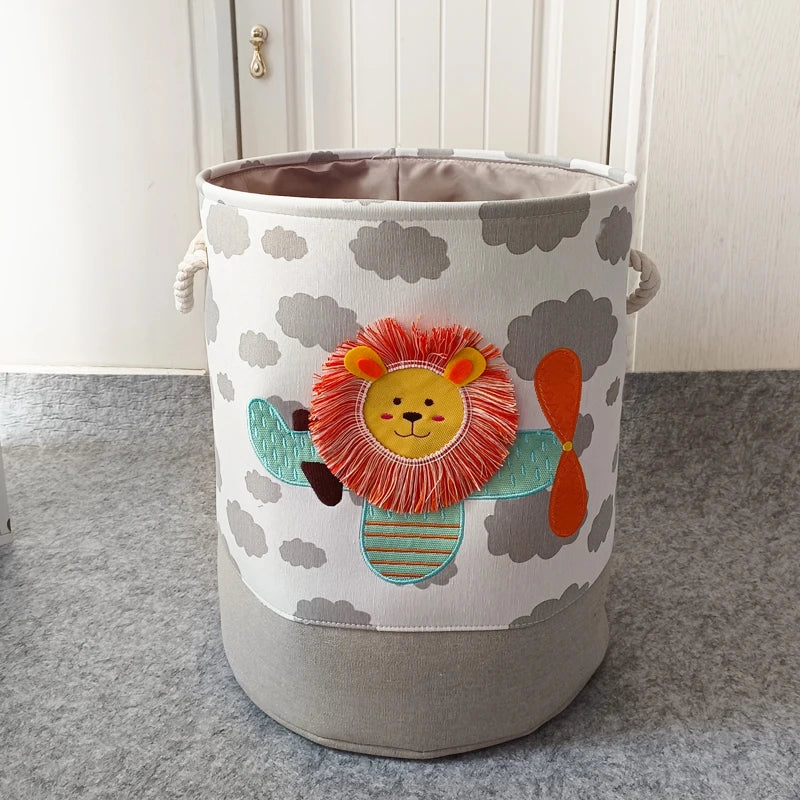 Child's Jute Laundry Basket / Storage Bin