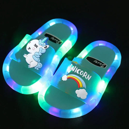 Light-up Unicorn Kids & Toddler Slippers