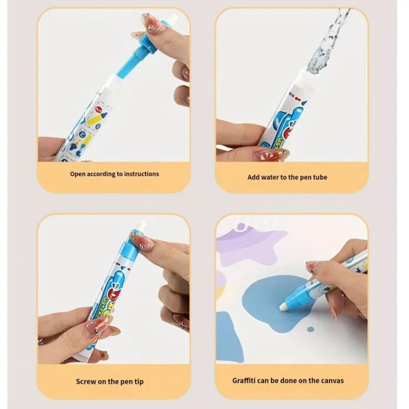 Magic Water Drawing Mat & Reusable Magic Pens